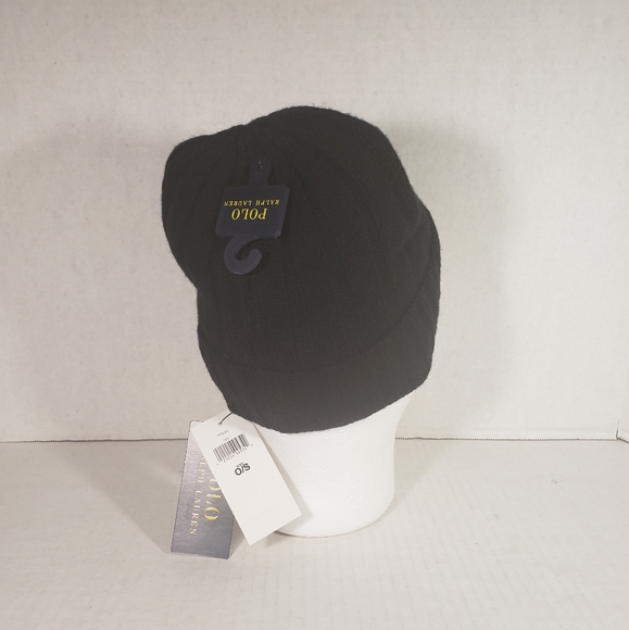 NWT Men's Ralph Lauren Polo Wide Rib Cuffed Beanie - Picture 5 of 6